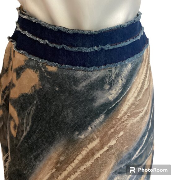 VINTAGE Margaret M Chiffon Skirt - Picture 2 of 4